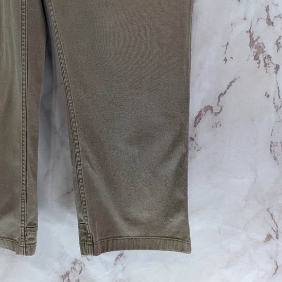Duluth Pants Mens 34X30 Flex Ballroom Khakis Brown Tan Beige 36310 - Picture 5 of 16